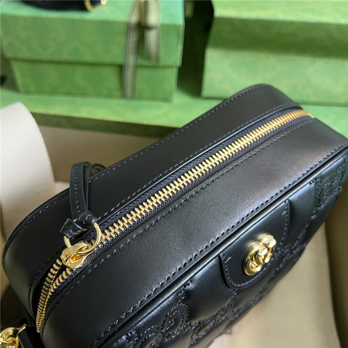 GUCCi  구찌 GG 마틀라세 레더 숄더백 702234