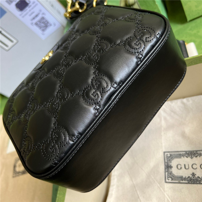GUCCi  구찌 GG 마틀라세 레더 숄더백 702234