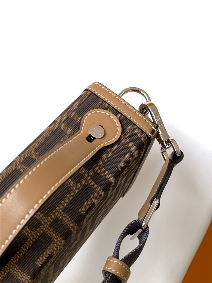Fendi  펜디 자카드 모티프 FF 바게트 소프트 트렁크 백 F6821