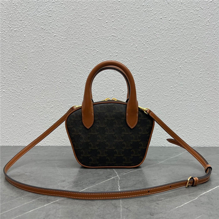 CELINE 셀린느 캔버스 트리오페 미니 볼링백 C110462