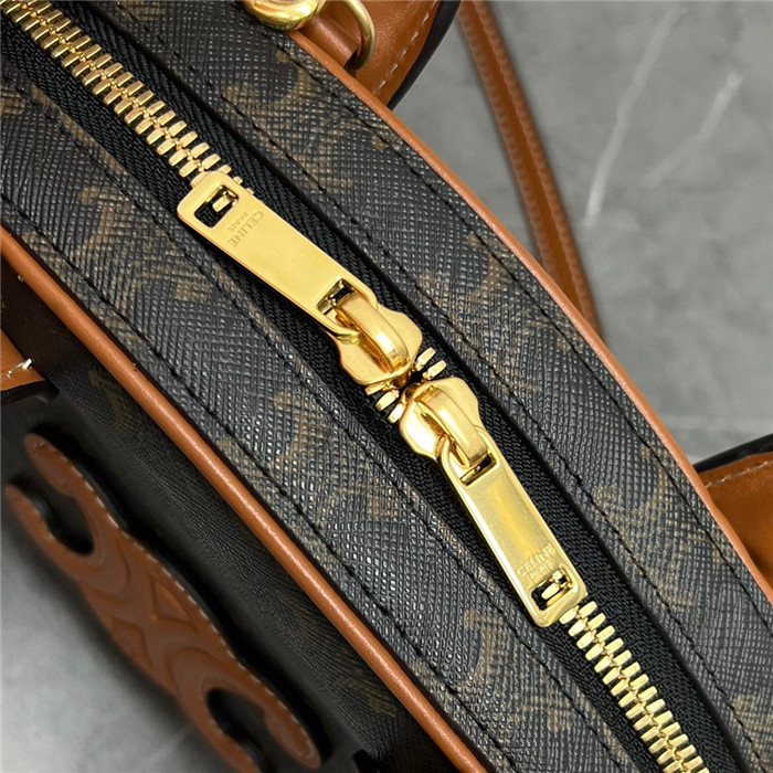 CELINE 셀린느 캔버스 트리오페 미니 볼링백 C110462
