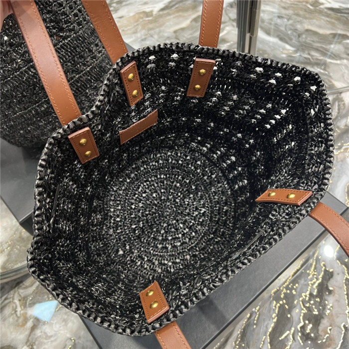 Saint Laurent  생로랑 라피아 파니에 토트백 미듐 Y685618
