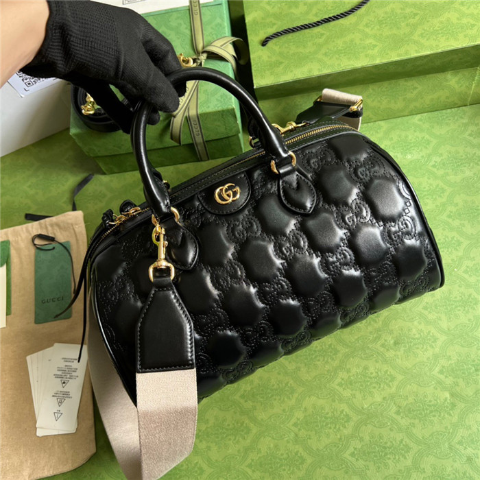 GUCCi  구찌 GG 마틀라세 레더 탑 핸들백 702242
