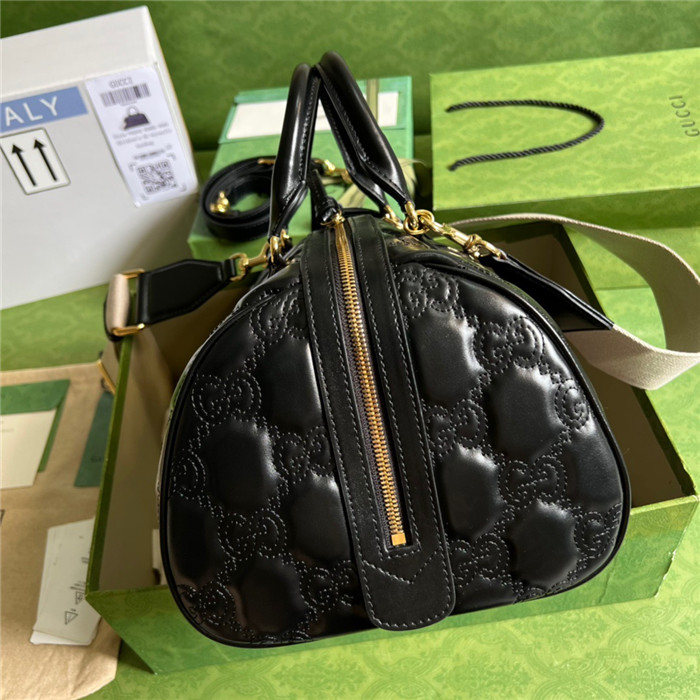 GUCCi  구찌 GG 마틀라세 레더 탑 핸들백 702242