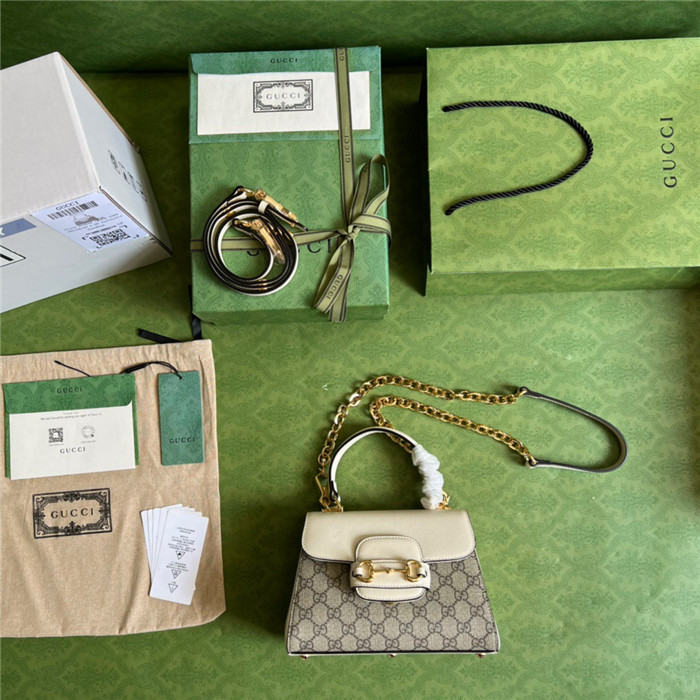 GUCCi 구찌 홀스빗 1955 익스클루시브 탑 핸들백 703848