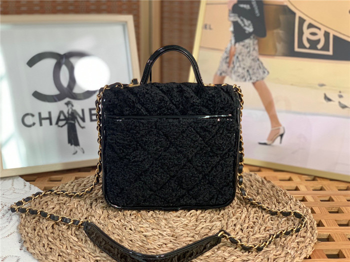 Chanel  샤넬 22K 스몰 탑핸들 플랩백 AS3652