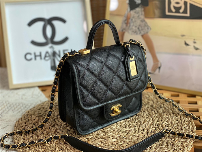  Chanel 샤넬 22K 스몰 탑핸들 플랩백 AS3652