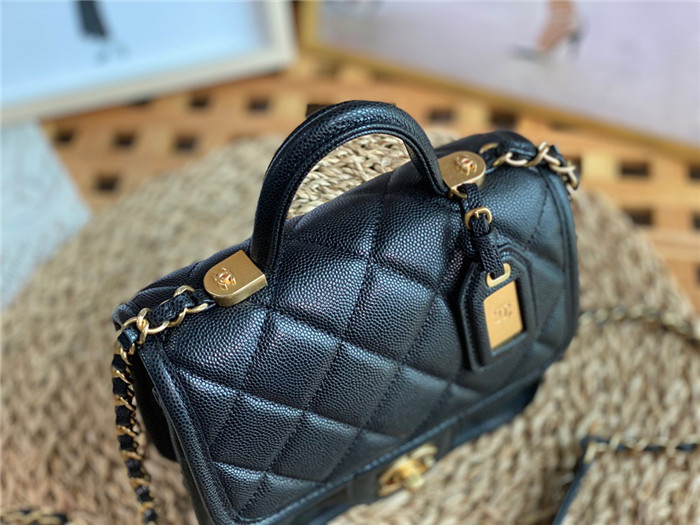  Chanel 샤넬 22K 스몰 탑핸들 플랩백 AS3652
