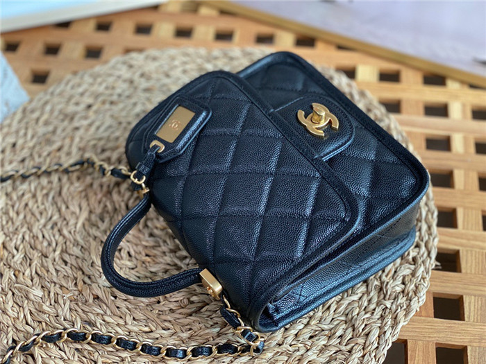  Chanel 샤넬 22K 스몰 탑핸들 플랩백 AS3652
