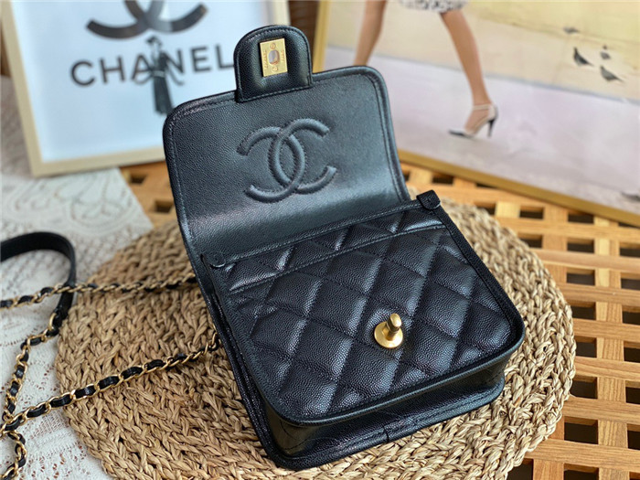  Chanel 샤넬 22K 스몰 탑핸들 플랩백 AS3652