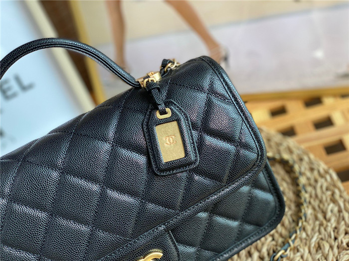Chanel 샤넬 탑핸들 플랩 백 AS3653
