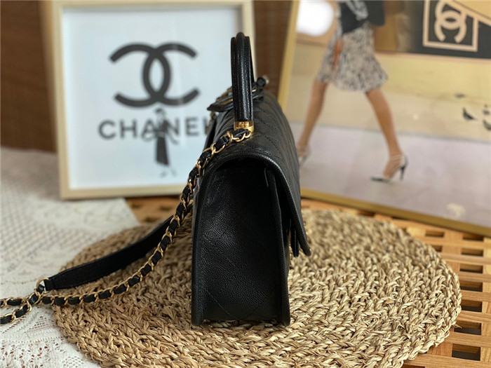 Chanel 샤넬 탑핸들 플랩 백 AS3653