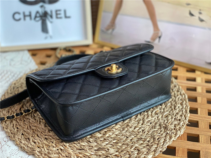 Chanel 샤넬 탑핸들 플랩 백 AS3653