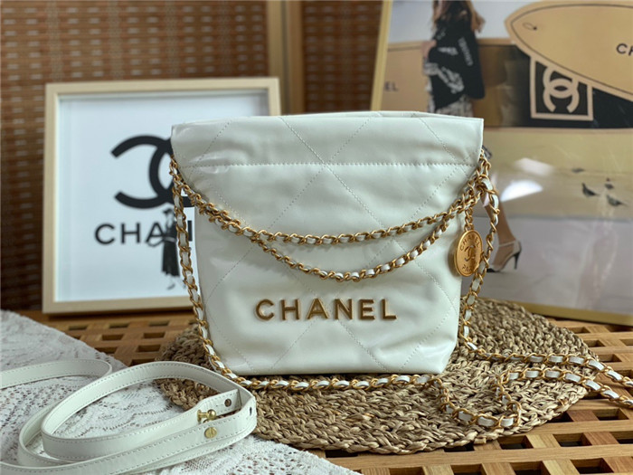 Chanel  샤넬 샤이니 카프스킨 골드메탈 핸드백 미니 AS3263