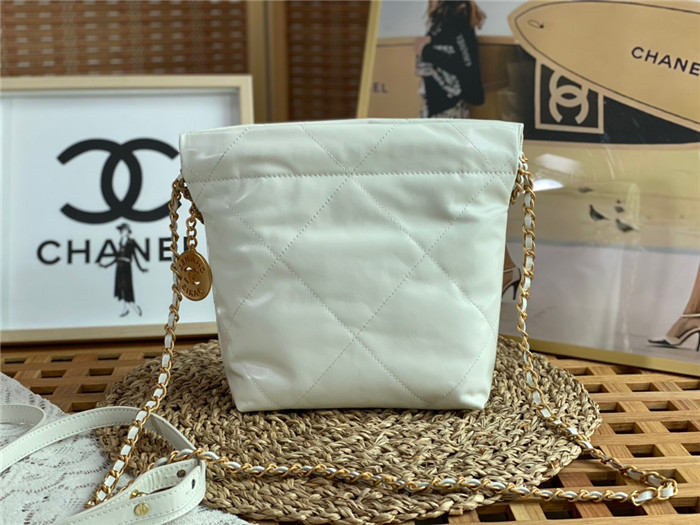 Chanel  샤넬 샤이니 카프스킨 골드메탈 핸드백 미니 AS3263