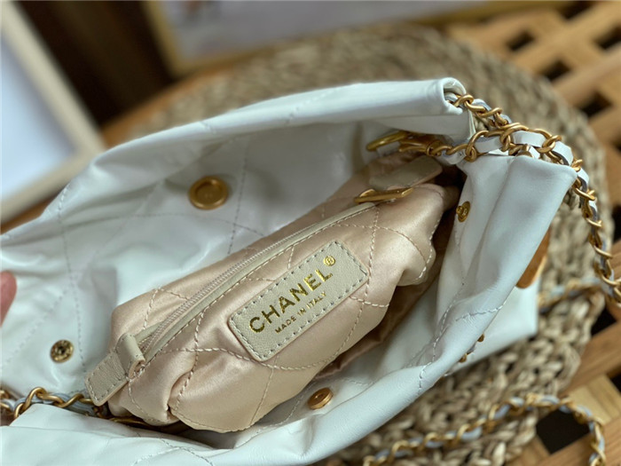 Chanel  샤넬 샤이니 카프스킨 골드메탈 핸드백 미니 AS3263