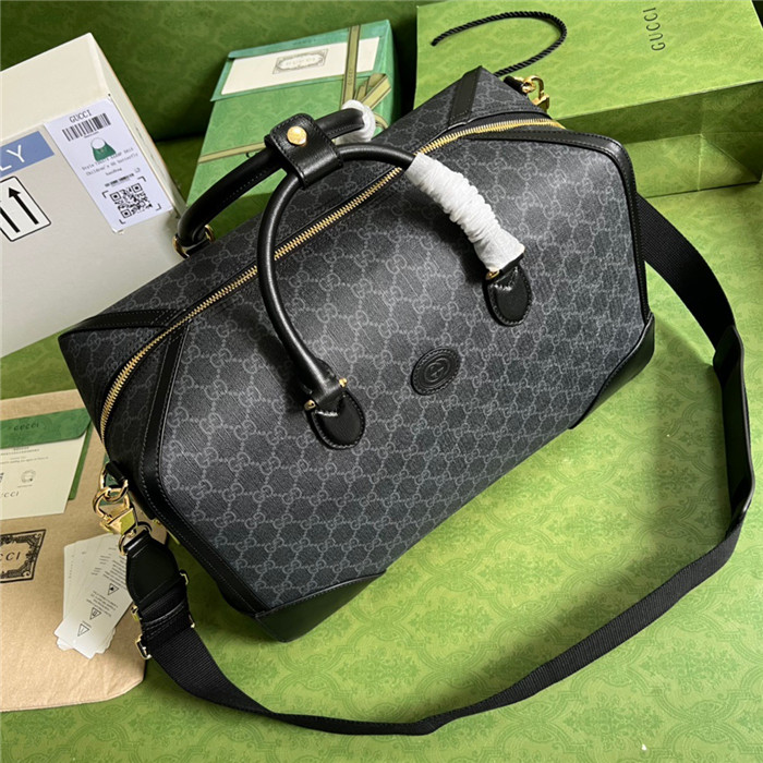 Gucci 구찌 수프림 인터로킹 G 더플백 696014