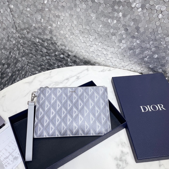 Dior 디올 남성 그레이 다이아몬드 클러치 di69x