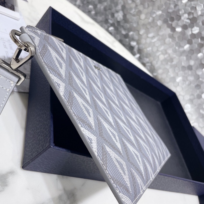 Dior 디올 남성 그레이 다이아몬드 클러치 di69x