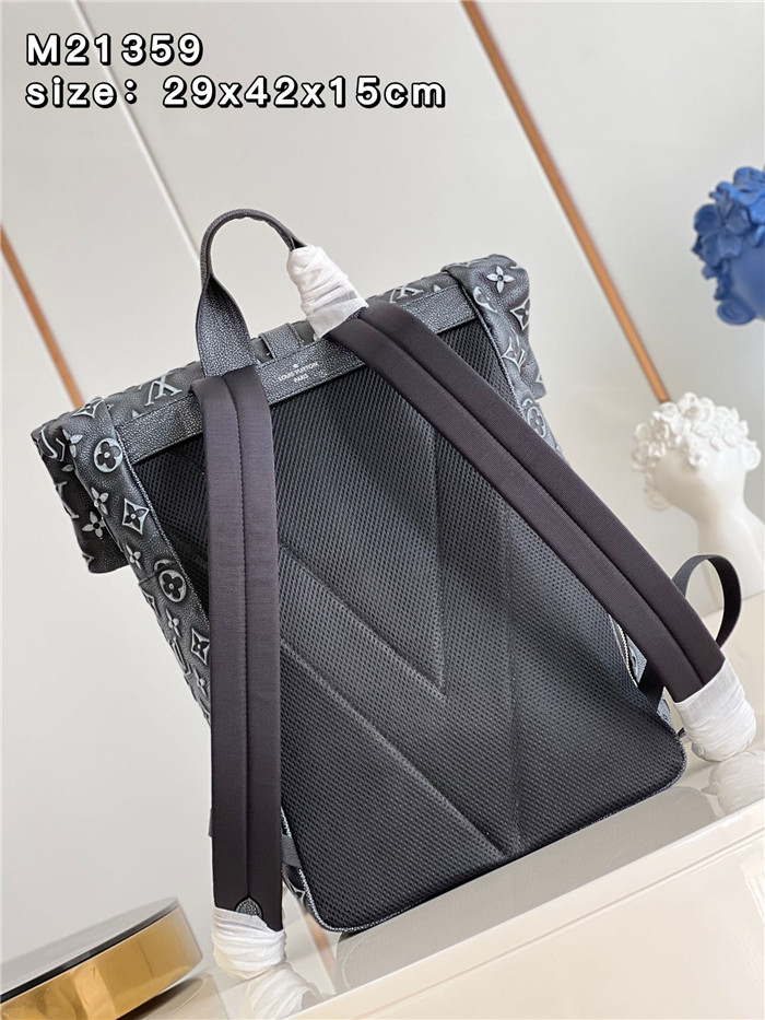  Louis Vuitton  루이비통 롤 탑 블렌디드 페브릭 백팩 M21359