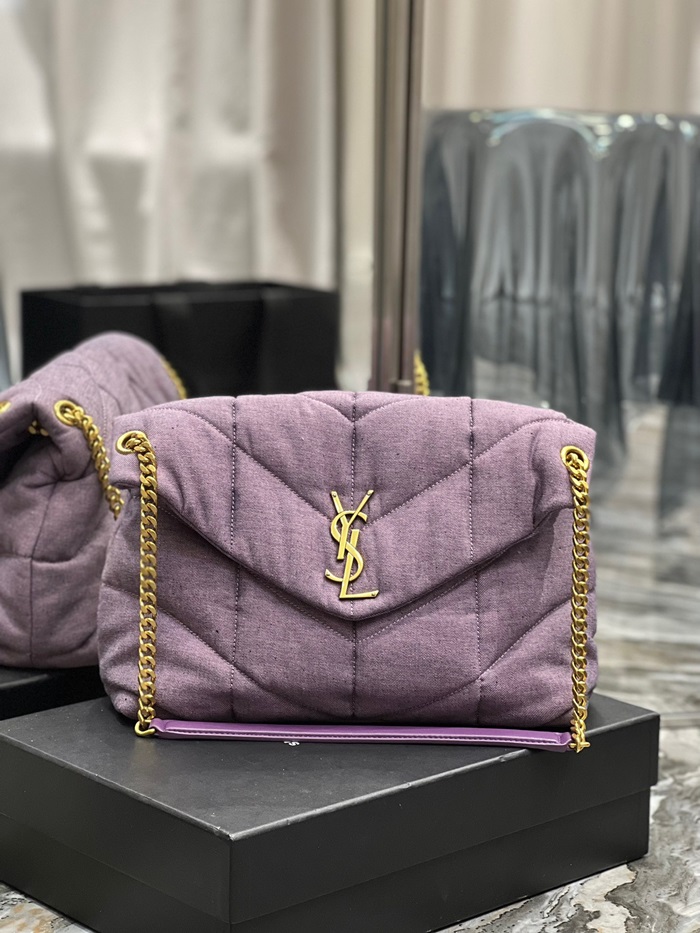 Saint Laurent  입생로랑 퍼플 숄더백  ysl282x