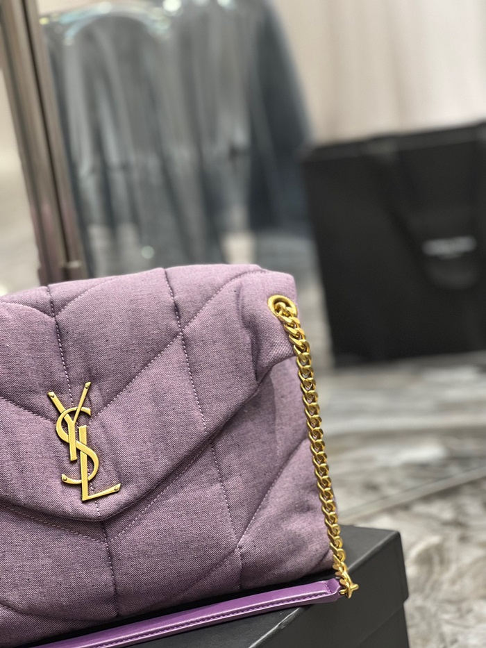 Saint Laurent  입생로랑 퍼플 숄더백  ysl282x