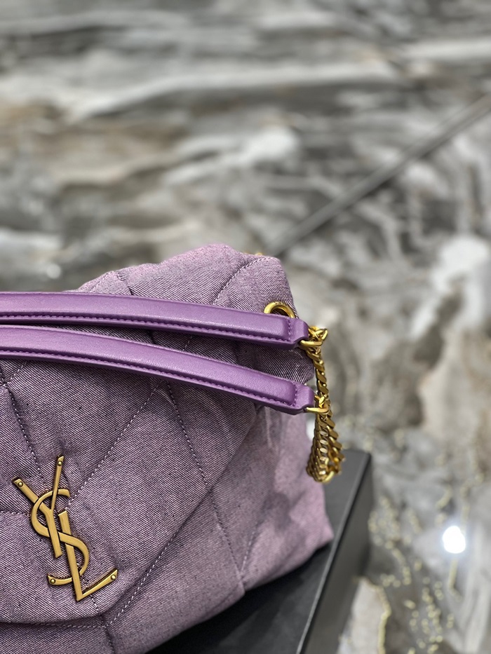 Saint Laurent  입생로랑 퍼플 숄더백  ysl282x