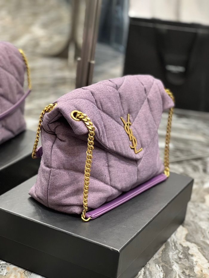 Saint Laurent  입생로랑 퍼플 숄더백  ysl282x