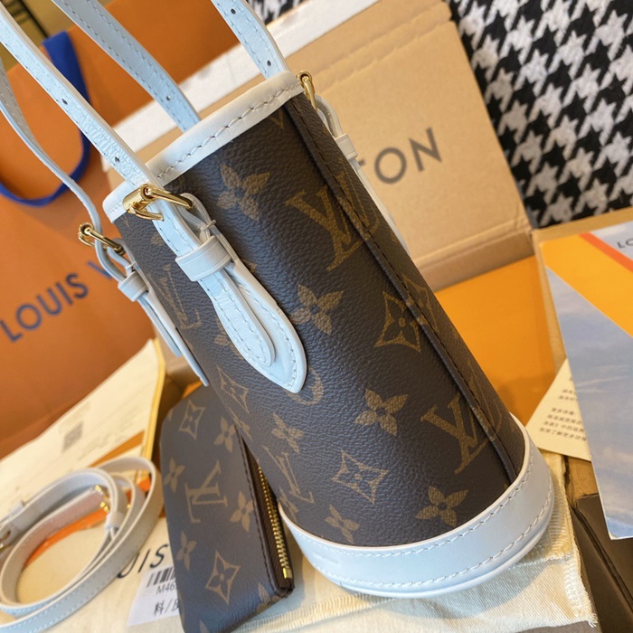 Louis Vuitton 루이비통 여성 브라운 나노 버킷백  lv208x