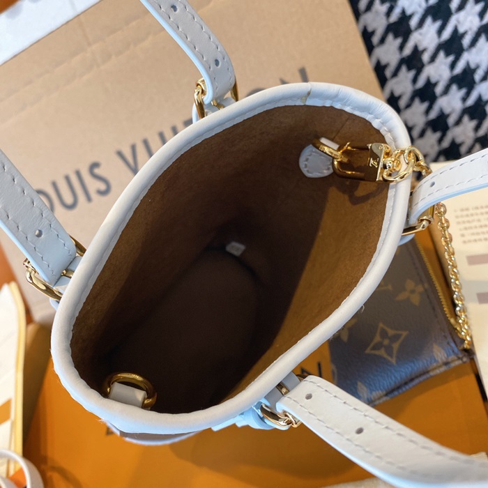 Louis Vuitton 루이비통 여성 브라운 나노 버킷백  lv208x