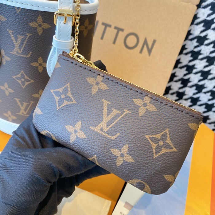 Louis Vuitton 루이비통 여성 브라운 나노 버킷백  lv208x