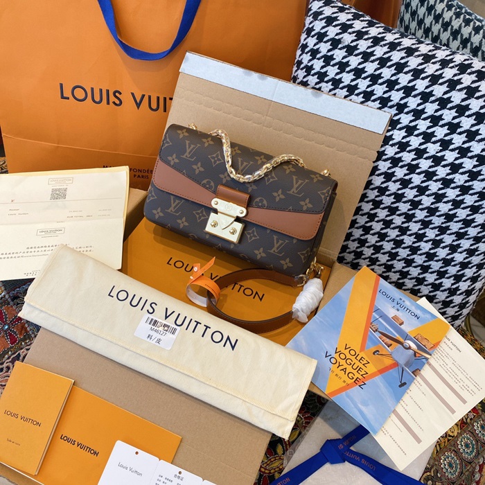 Louis vuitton 루이비통 여성 브라운 마카오백