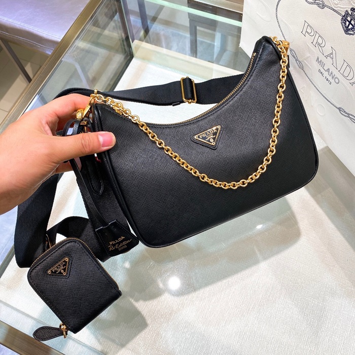 Prada 프라다 여성 블랙 호보백 pr223x