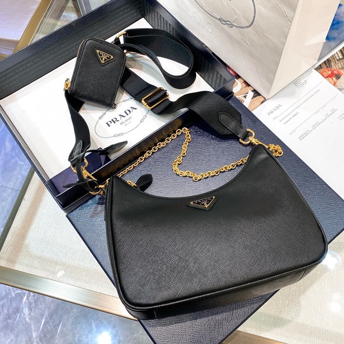 Prada 프라다 여성 블랙 호보백 pr223x