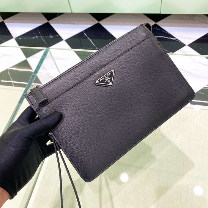  Prada 프라다 남성 블랙 클러치백 pr259x