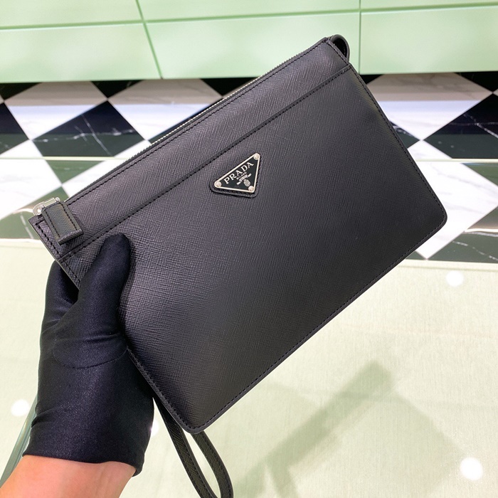  Prada 프라다 남성 블랙 클러치백 pr259x