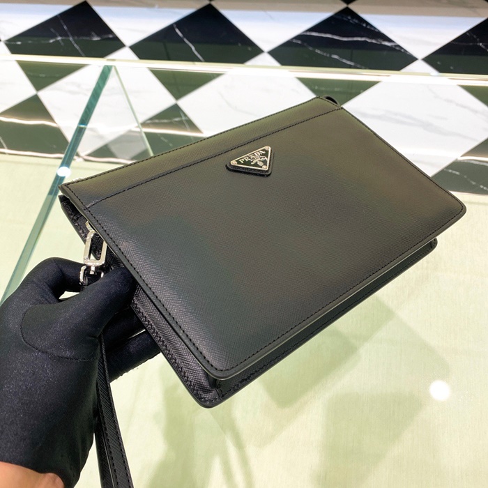  Prada 프라다 남성 블랙 클러치백 pr259x