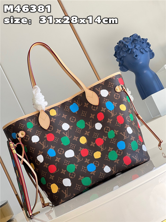 Louis Vuitton 루이비통 쿠사마 야요이 콜라보 네버플 미듐 M46381