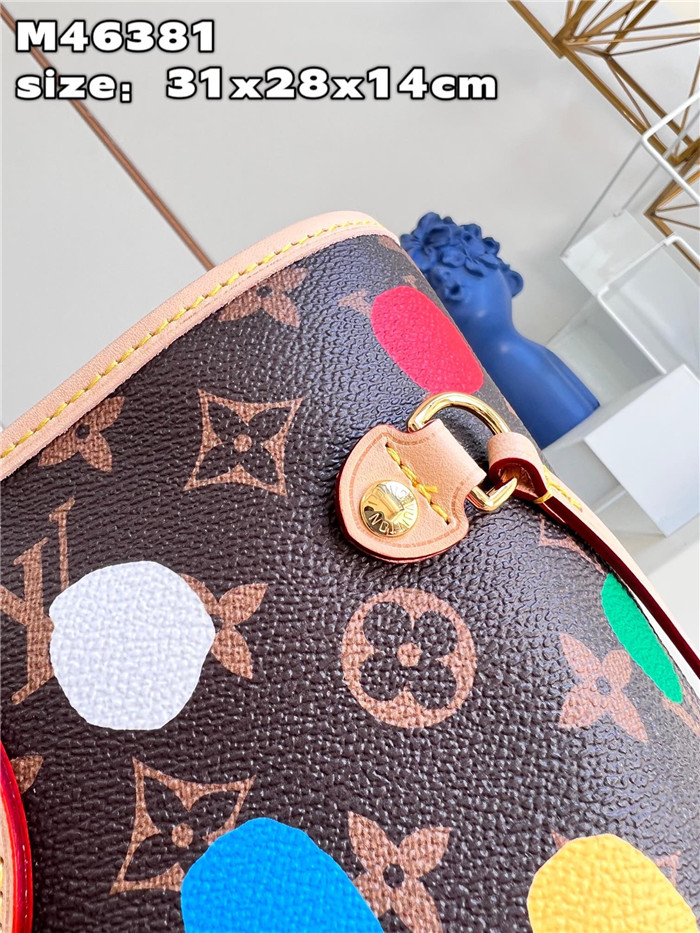 Louis Vuitton 루이비통 쿠사마 야요이 콜라보 네버플 미듐 M46381