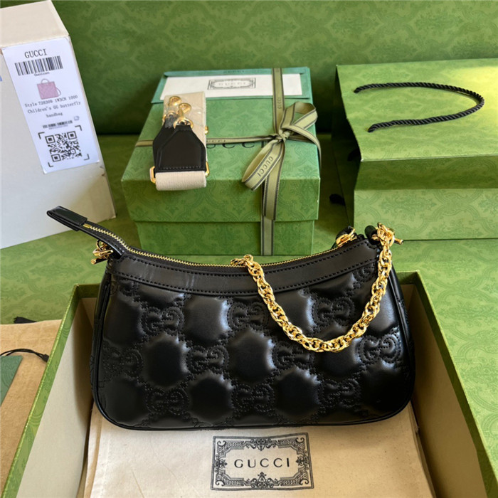 Gucci 구찌 GG 마틀라세 레더 핸드백 735049