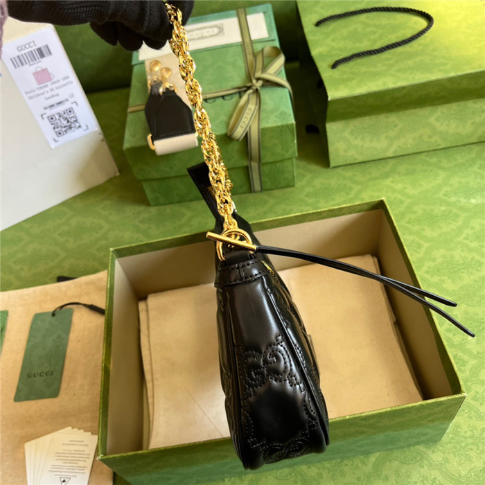 Gucci 구찌 GG 마틀라세 레더 핸드백 735049
