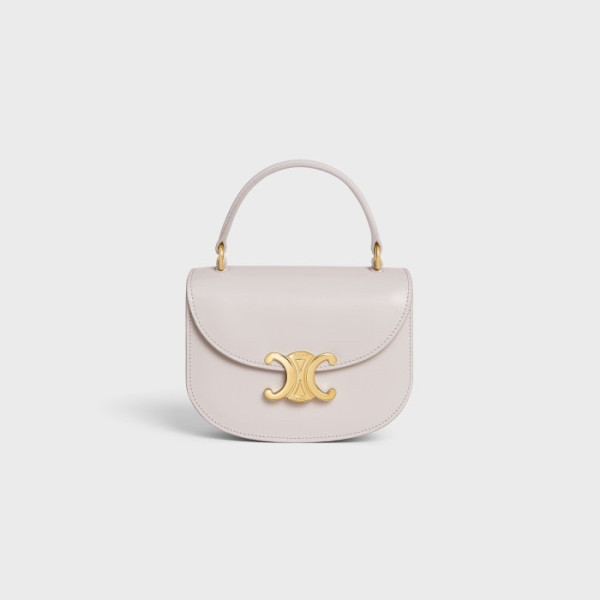  CELINE 셀린느 카프스킨 탑핸들 클래식 백 탄