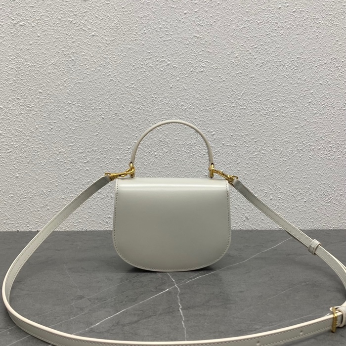  CELINE 셀린느 카프스킨 탑핸들 클래식 백 탄