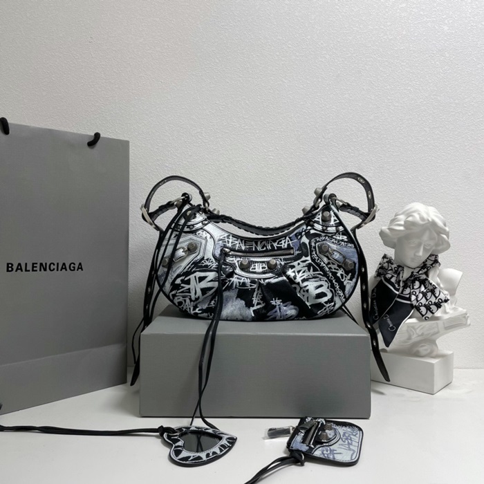 BALENCIAGA  발렌시아가 여성 블랙 숄더백 ba94x