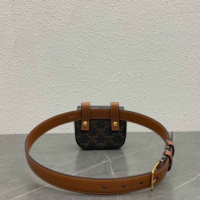 CELINE 셀린느 여성 로고 힙색 ce44x