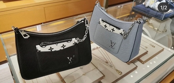 Louis Vuitton 루이비통 여성 블루 마를리백  lv266x