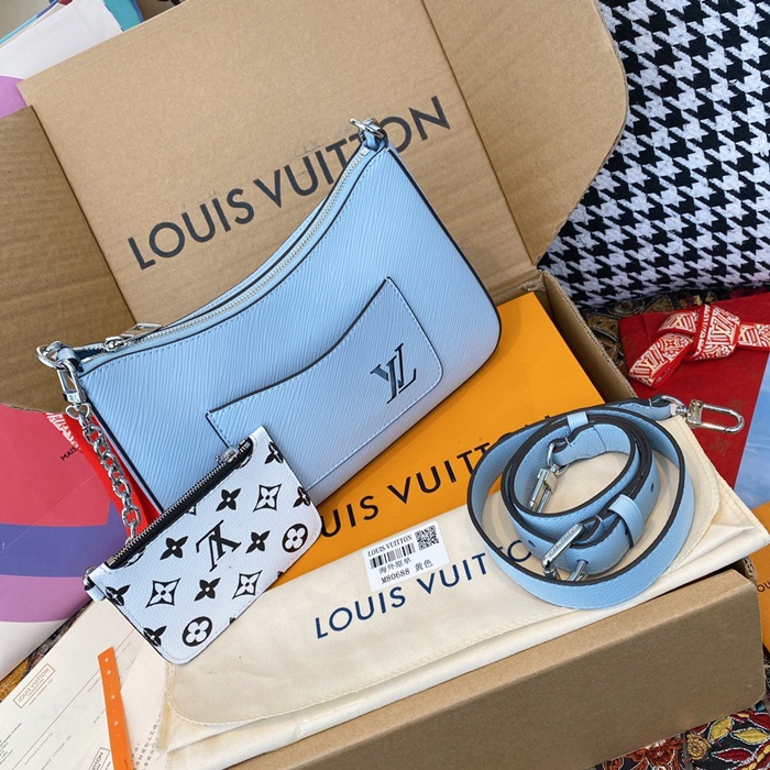 Louis Vuitton 루이비통 여성 블루 마를리백  lv266x