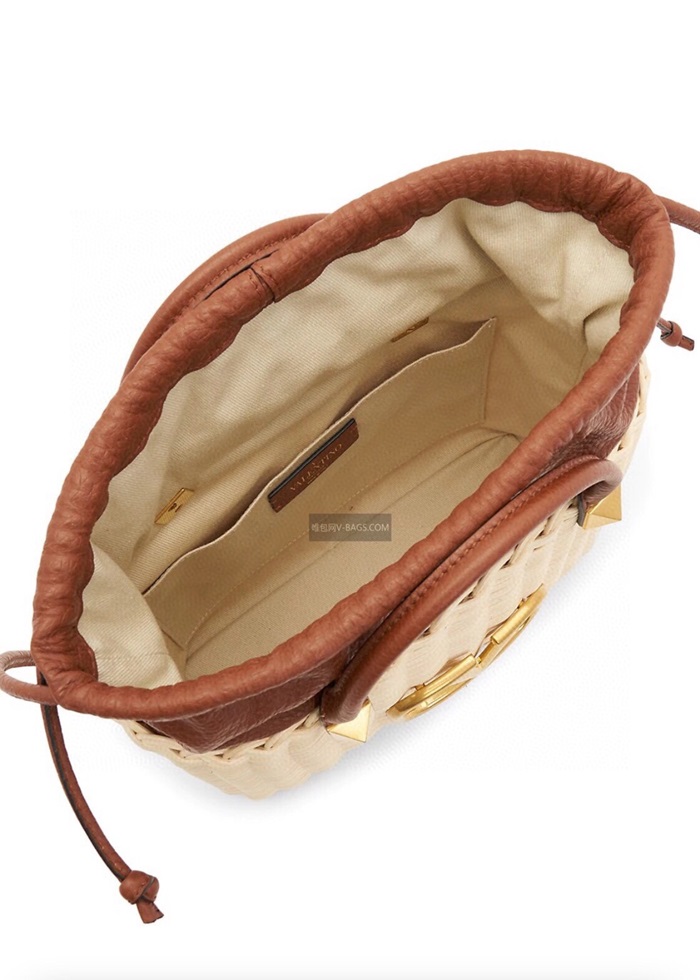 Valentino    발렌티노 여성 VLogo 베이지 토트백 val319x