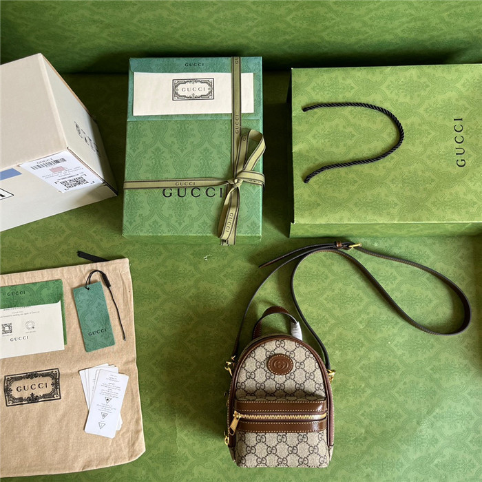 GUCCi  구찌 수프림 인터로킹 멀티 펑션 숄더백 725654