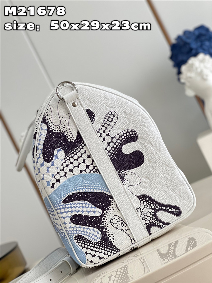 LOUIS VUITTON 루이비통 x 야요이 쿠사마 키폴 50 화이트 M21678